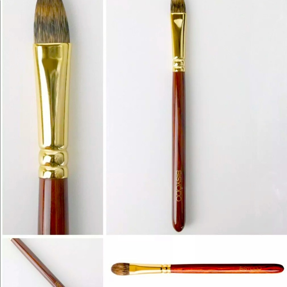 Bisyodo eyeshadow brush —— pine squirrel 🐿 and weasel natural hair, medium size